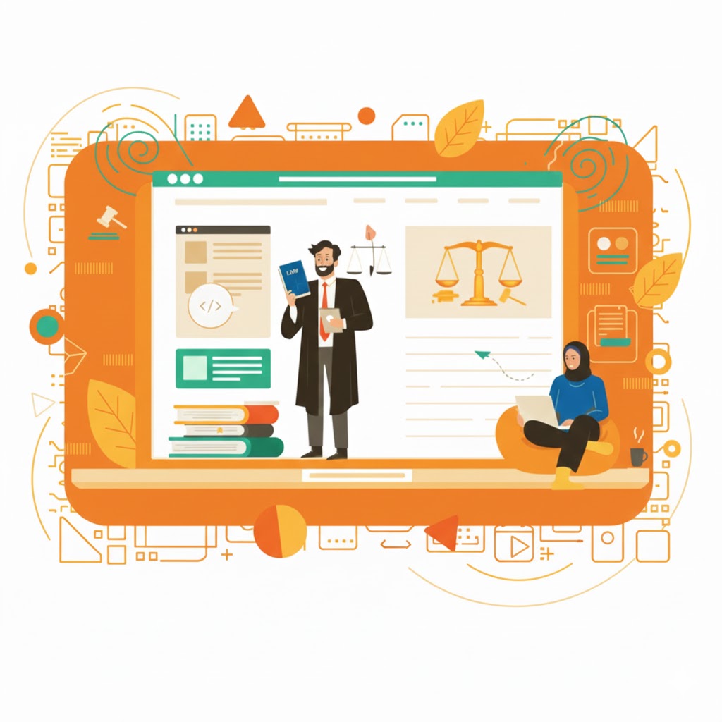 طراحی سایت وکالت